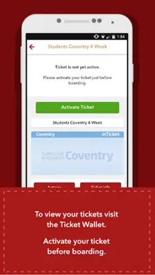 NX Bus mTicket android App screenshot 0